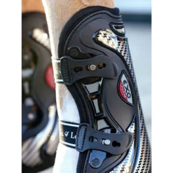 LeMieux Exo-Flex Tendon Boots -Royal Horse Outfitters exo flex tendon boot black silver detail IT03359 lemieux 19686.1736211770