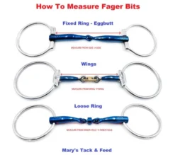 Fager Madeleine Titanium Jointed Loose Ring Bradoon