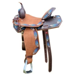 Alamo Saddlery Feather Barrel Saddle -Royal Horse Outfitters feather barrel saddle FEATHER alamo 36093.1650659555