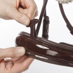 Kavalkade Florina Rolled Snaffle Bridle -Royal Horse Outfitters florina snaffle bridle brown KSH4 19047 02 kavalkade 77264.1680908731