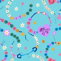 Belle & Bow Friendship Pony Saddle Pad -Royal Horse Outfitters friendship print FRIENDSHIP bellebow 85617.1756506430