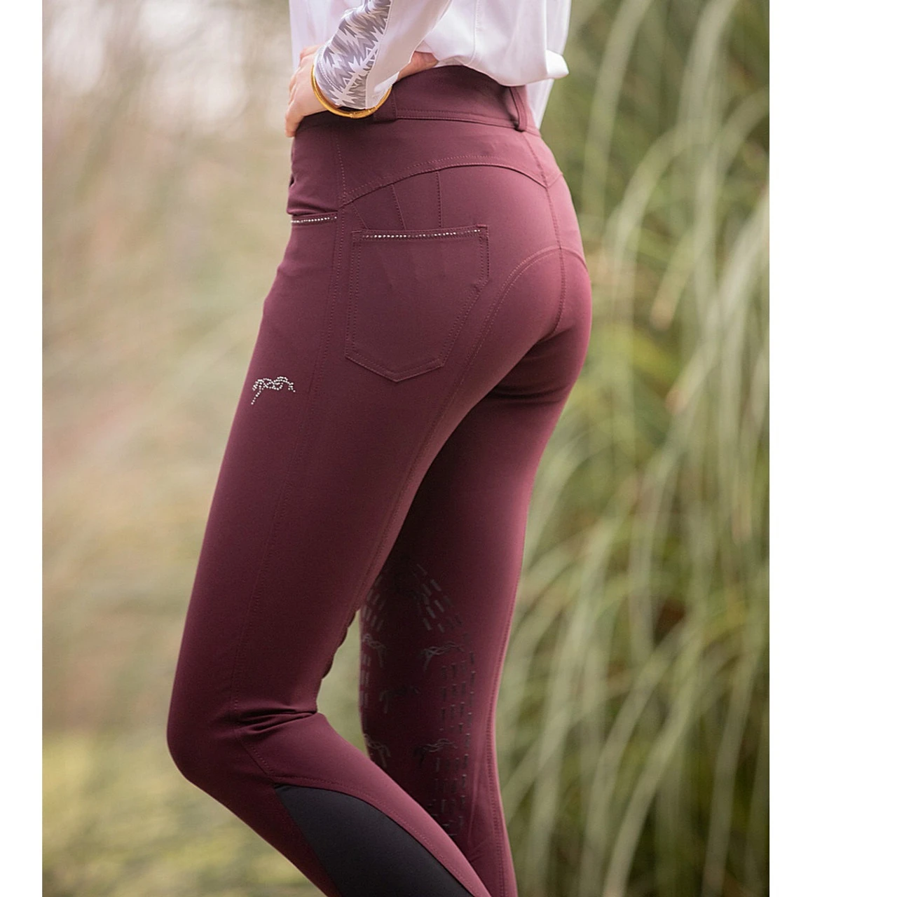 PÉNÉLOPE Pénélope Fun Stone Knee Grip Breeches 4 PÉNÉLOPE Pénélope Fun Stone Knee Grip Breeches - Image 2