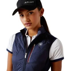 Ariat Fusion Insulated Vest -Royal Horse Outfitters fusion vest navy detail 10054963 ariat 54787.1739230542