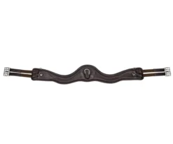 LeMieux Gel-Tek Anatomic Jumping Girth -Royal Horse Outfitters gel tek jump curve brown hero 5512 lemieux 34279.1670612301