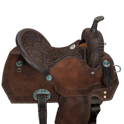 Alamo Saddlery Geo Aztec Barrel Saddle 5 Alamo Saddlery Geo Aztec Barrel Saddle - Image 3