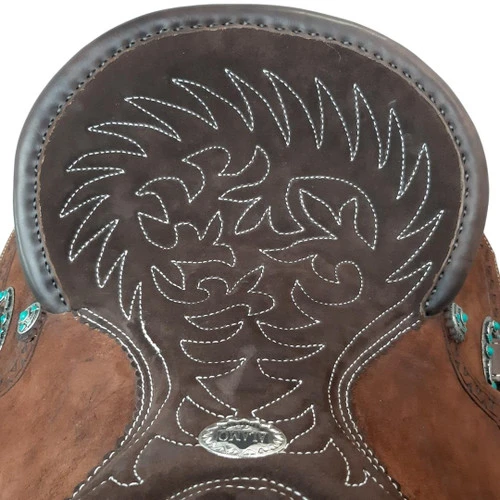 Alamo Saddlery Geo Aztec Barrel Saddle 7 Alamo Saddlery Geo Aztec Barrel Saddle - Image 5