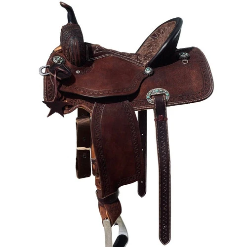 Alamo Saddlery Geo Aztec Barrel Saddle 8 Alamo Saddlery Geo Aztec Barrel Saddle - Image 6