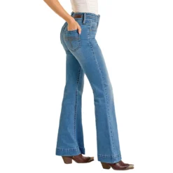 Rock & Roll Denim Double Waistband Trouser Jeans