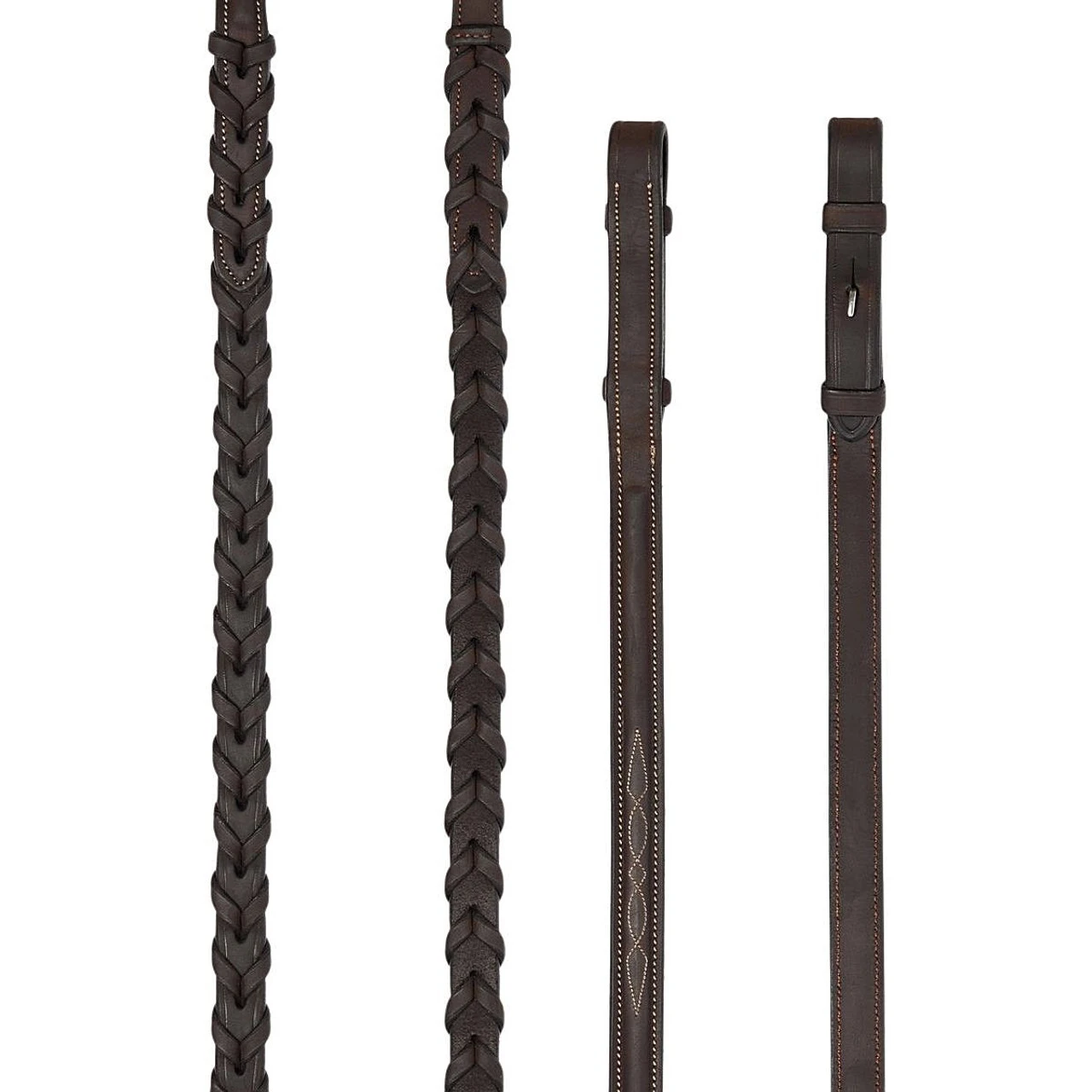 LeMieux Stitched Hunter Laced Reins 3 LeMieux Stitched Hunter Laced Reins