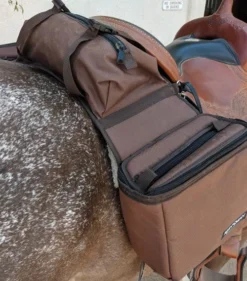 Reinsman Insulated Cooler Saddle Bag 11 Reinsman Insulated Cooler Saddle Bag -Royal Horse Outfitters insulated cantle saddle bag brown lifestyle 9186bn reinsman 81971.1674844616