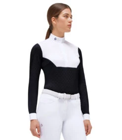 Cavalleria Toscana Jacquard Sheer Competition Shirt