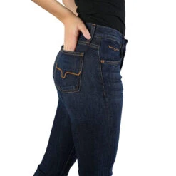 Kimes Ranch Jennifer High Rise Jeans -Royal Horse Outfitters jennifer HR dark wash jeans side kimes 70057.1732917101