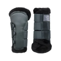 Cavallo Joca Fleece Brushing Boots -Royal Horse Outfitters joca brushing boots silver pine 004673 cavallo 42907.1729181724