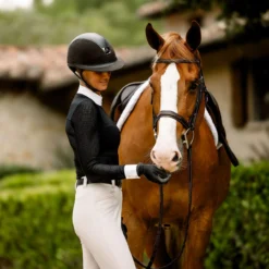 Euphoric Kloud Long Sleeve Show Shirt -Royal Horse Outfitters kloud ls show shirt black lifestyle side KLOUD SHOW TOP euphoric 01373.1740523810