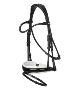 LeMieux Kudos Patent Dressage Bridle 17 LeMieux Kudos Patent Dressage Bridle -Royal Horse Outfitters kudos patent dressage bridle black white IT04762 lemieux 64588.1721447136