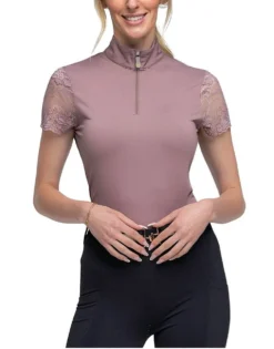 Kastel Denmark Lace Cap Sleeve 1/4 Zip