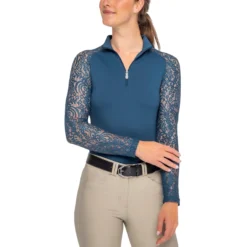 Kastel Denmark Floral Lace Raglan Sleeve Shirt