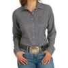 Cinch ArenaFlex Medallion Print LS Shirt 2 Cinch ArenaFlex Medallion Print LS Shirt -Royal Horse Outfitters lds arenaflex print ls blue front MSW9163025 cinch 02316.1717637733