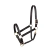 Perri's 1-Inch Leather Turnout Halter -Royal Horse Outfitters leather turnout halter 1in havana perris 07874.1587672501