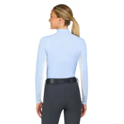 RJ Classics Libby Blue Coastal 1/4 Zip Shirt -Royal Horse Outfitters libby sun shirt ls blucoast back LIB828 rj classics 98340.1740714065