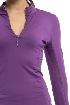Goode Rider Luxe Shirt 14 Goode Rider Luxe Shirt -Royal Horse Outfitters luxe shirt ls amethyst front 18164 3271 goode rider 10422.1757615661