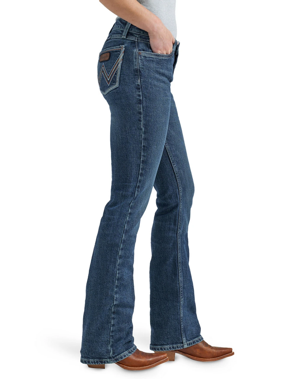 Wrangler Retro Mae MR Kayla Bootcut Jeans 4 Wrangler Retro Mae MR Kayla Bootcut Jeans - Image 2