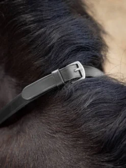 LeMieux Magna Grip Rubber Reins -Royal Horse Outfitters magna grip rubber rein black silver buckle IT04852 lemieux 07293.1721445605