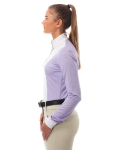 Equinavia Martha LS Show Shirt -Royal Horse Outfitters martha show shirt LS lavender side E32001 LAPU equinavia 95354.1715291610