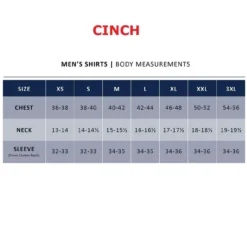 Men's Cinch Geo Plaid Button Down Shirt 10 Men's Cinch Geo Plaid Button Down Shirt -Royal Horse Outfitters men size chart cinch 56165.1746578429