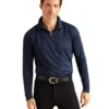 Men's Ariat Sunstopper 3.0 1/4 Zip Baselayer -Royal Horse Outfitters men sunstopper 3 0 navy front 10048921 ariat 19800.1712844873