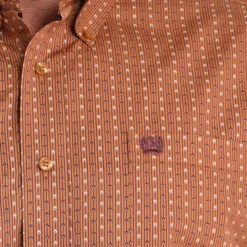 Men's Cinch Classic Fit Brown Geo Stripe LS Shirt 9 Men's Cinch Classic Fit Brown Geo Stripe LS Shirt -Royal Horse Outfitters mens classic fit ls brown geo detail MTW1105978 cinch 38085.1757104430
