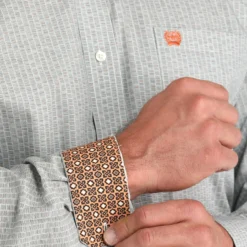 Men's Cinch Cream Geo Print LS Shirt 9 Men's Cinch Cream Geo Print LS Shirt -Royal Horse Outfitters mens classic fit ls cream geo cuff MTW1105961 cinch 49832.1754348199