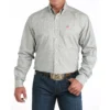 Men's Cinch Cream Geo Print LS Shirt 1 Men's Cinch Cream Geo Print LS Shirt -Royal Horse Outfitters mens classic fit ls cream geo front MTW1105961 cinch 60760.1754348199