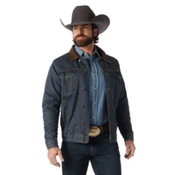 Men's Wrangler Lined Denim Jacket