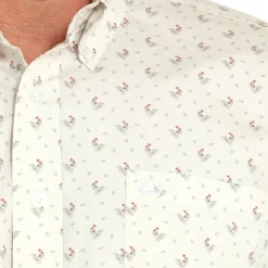 Men's Cinch Classic Fit Rooster Print LS Shirt 9 Men's Cinch Classic Fit Rooster Print LS Shirt -Royal Horse Outfitters mns cinch classic fit ls rooster detail MTW1105933 miller 02486.1752700269