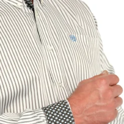 Men's Cinch Tencel Cream Stripe LS Shirt 7 Men's Cinch Tencel Cream Stripe LS Shirt -Royal Horse Outfitters mns cinch classic fit ls tencel detail MTW1105952 miller 54673.1752703071