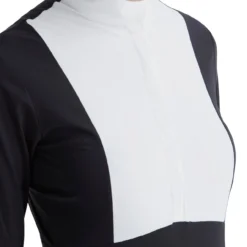 Horse Pilot Monica Long Sleeve Show Shirt -Royal Horse Outfitters monica ls shirt dk night detail front MONLS124 horse pilot 01292.1744854338