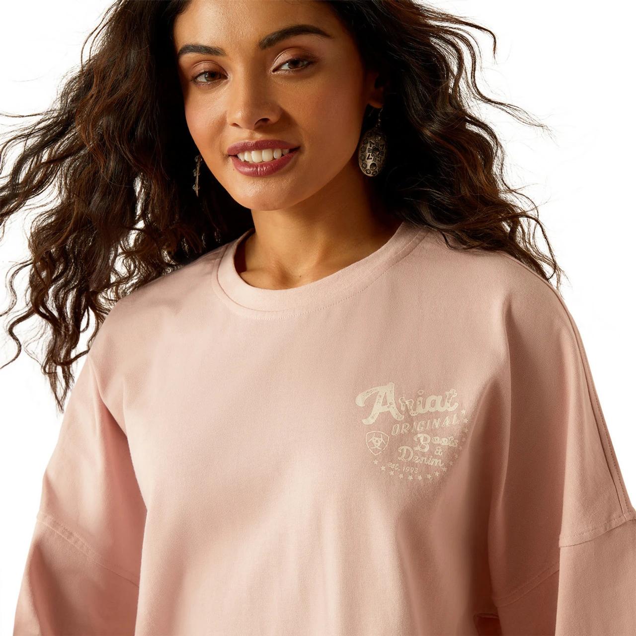 Ariat Canvas Oversized T-Shirt 6 Ariat Canvas Oversized T-Shirt - Image 4