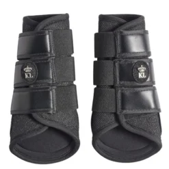 Kingsland Patton Protection Boots -Royal Horse Outfitters patton protection boots black outside 2220433426 kingsland 47375.1657133228