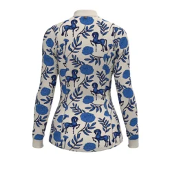 Espoir Peony Quarter Zip Sun Shirt 8 Espoir Peony Quarter Zip Sun Shirt -Royal Horse Outfitters peony blue sun shirt back QZ3044 espoir 82273.1736982639