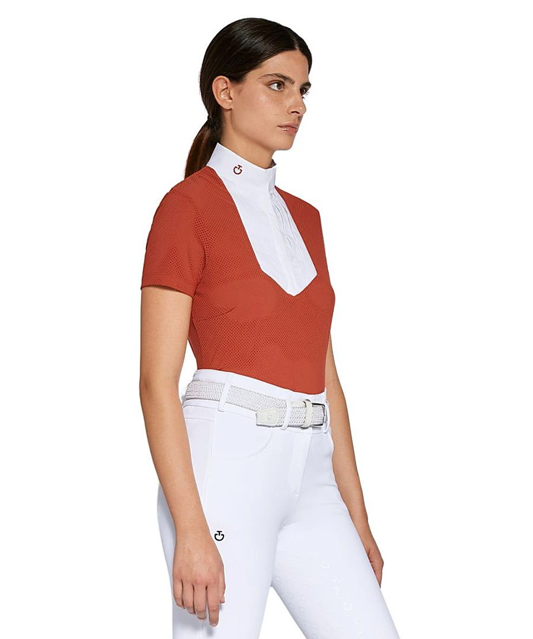 Cavalleria Toscana Perforated Competition Shirt SS 3 Cavalleria Toscana Perforated Competition Shirt SS