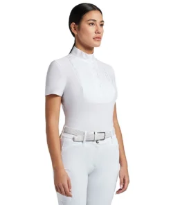 Cavalleria Toscana Pleated Bib SS Show Shirt