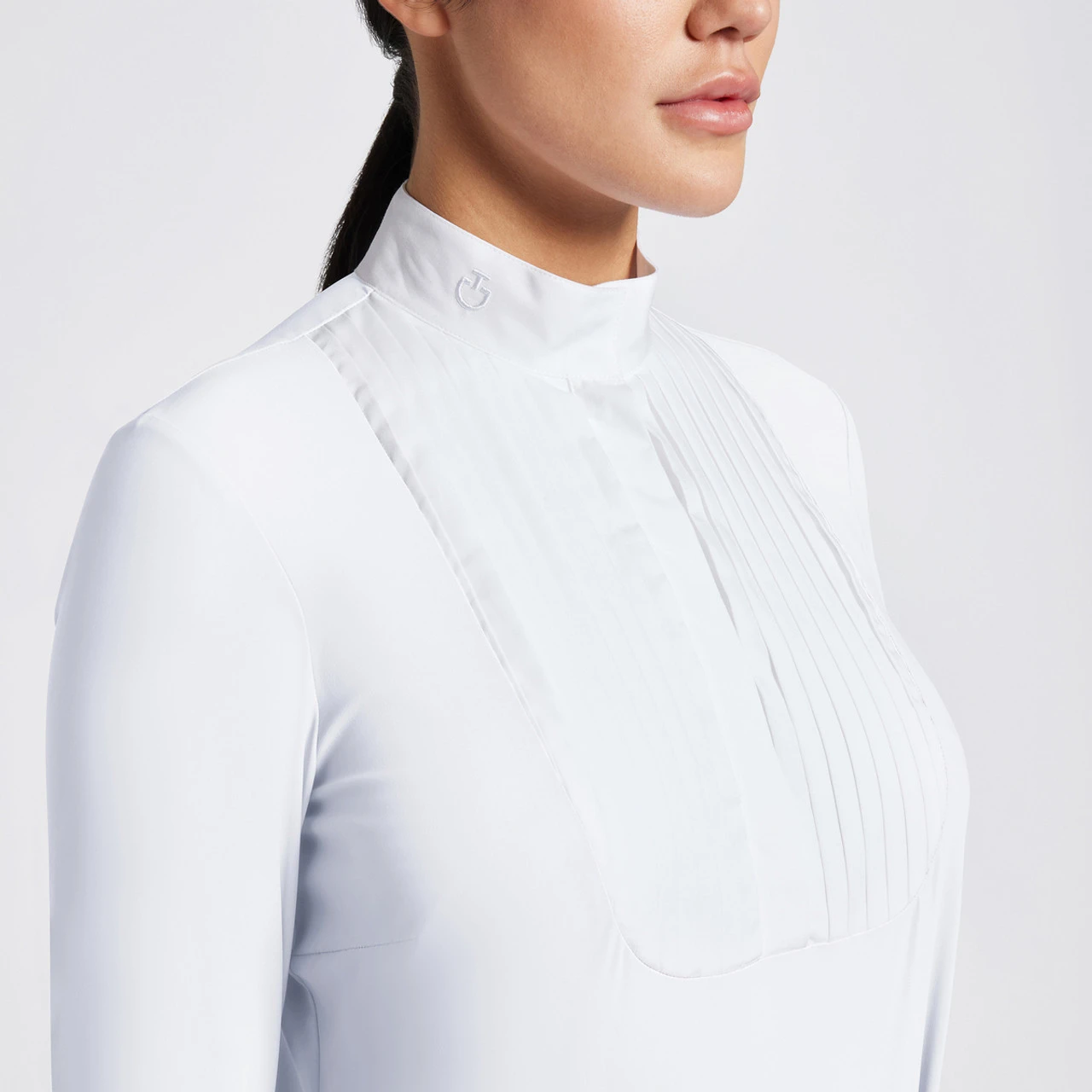 Cavalleria Toscana Pleated Bib LS Show Shirt 8 Cavalleria Toscana Pleated Bib LS Show Shirt - Image 6