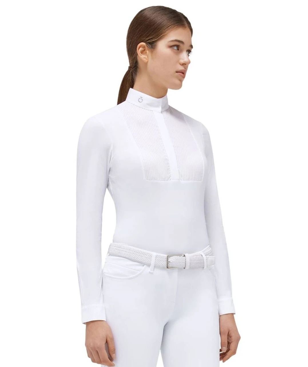 Cavalleria Toscana Pleated Bib Competition Shirt LS 3 Cavalleria Toscana Pleated Bib Competition Shirt LS