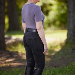 Kerrits Pocketful Stretch Utility Breeches -Royal Horse Outfitters pocketful stretch utility breech black back lifestyle 50461 kerrits 80153.1744673549