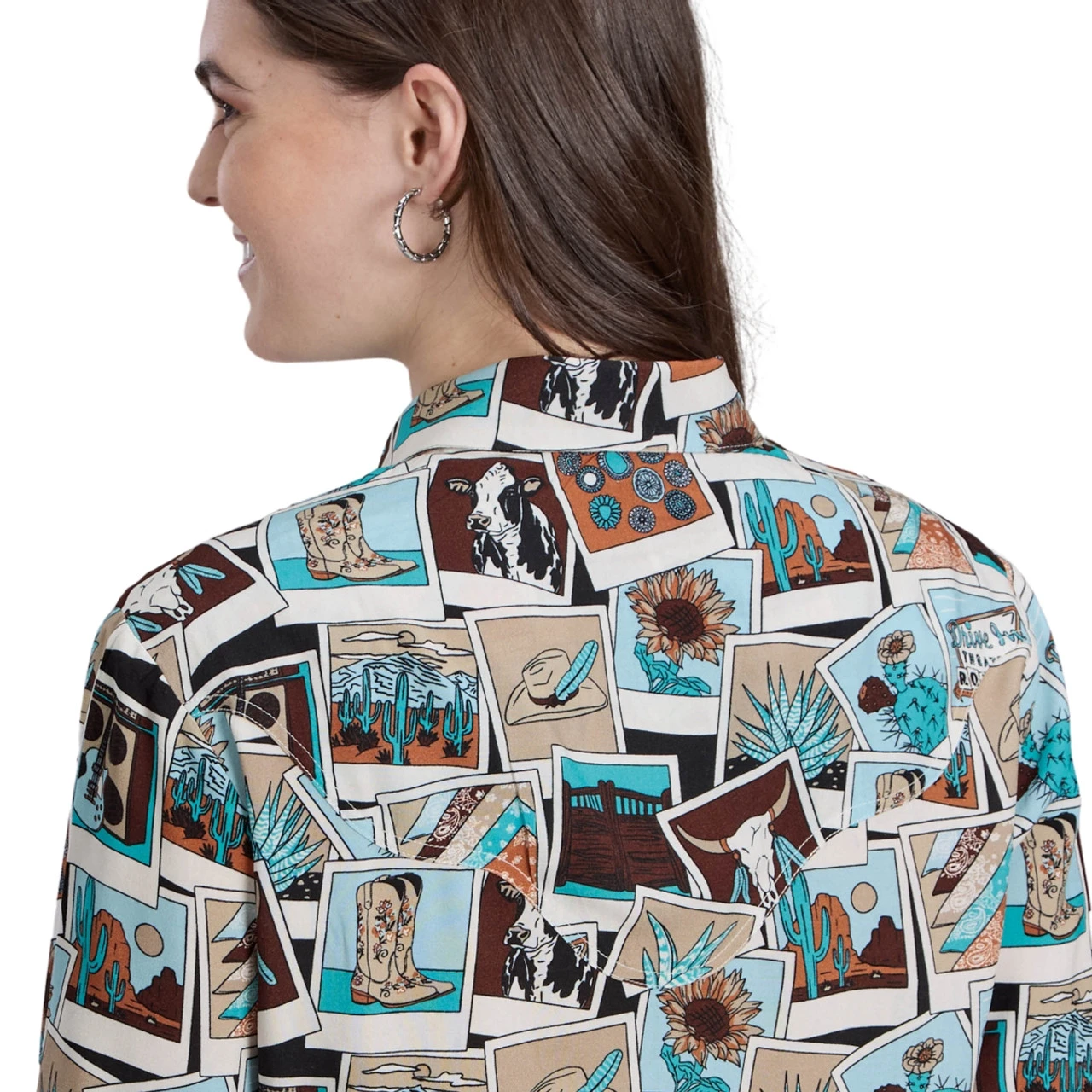 Roper Polaroid Western Blouse 4 Roper Polaroid Western Blouse - Image 2