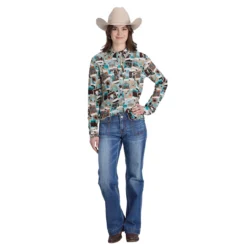 Roper Polaroid Western Blouse 8 Roper Polaroid Western Blouse -Royal Horse Outfitters polaroid western blouse multi full body 03 050 0590 0184 roper 33587.1731383015
