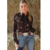 Cruel Denim Ranch Print Pearl Snap Shirt 1 Cruel Denim Ranch Print Pearl Snap Shirt -Royal Horse Outfitters printed pearl snap ls brown front CTW7250008 cruel 36892.1728422426