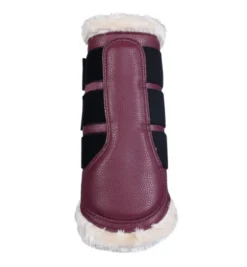HKM Comfort Premium Fur Protection Boots 7 HKM Comfort Premium Fur Protection Boots -Royal Horse Outfitters protection boots wine red 13024 3100 HKM 14076.1672705358