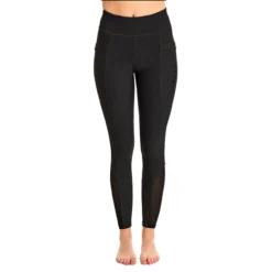 Tredstep Allegro Sport Tights -Royal Horse Outfitters pull on breech black front ALLEGRO SPORT tredstep 69906.1746228008